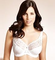 Jacquard Lace Underwired DD Bra