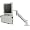 7509 - LCD data entry arm with flip-up keyboard