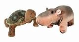 OWEN & MZEE PLUSH HIPPO & TORTOISE DOLL SET Characters by Craig & Isabella Hatkoff
