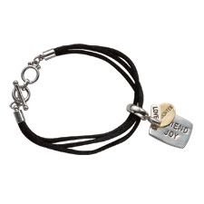 Attribute Rhodium Bracelet - Friend by 