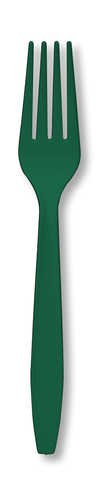 Hunter Green Cutlery (Prem) (12pks Case)
