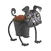 Mini Pug Dog Metal Planter