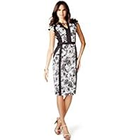 Per Una Panelled Floral Shift Dress