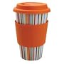 The Eco Cup Graphic Edition - Striped Orange