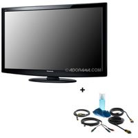 21xJGVN2OwL Panasonic TC L32X2 32 inch Class Viera X2 Series LCD HDTV, 720p with Basic Accessory Kit (2 HDMI Cables, 1 RGB Cable, 1 Audio Cable, Plasma / LCD Clean Kit)