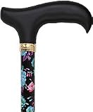 Midnight Bloom Standard Adjustable Cane Midnight Bloom Standard Adjustable Cane