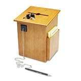 BDY562211 - Solid Wood Suggestion Box with Locking Top