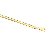14K Yellow Gold Anchor Chain - 24 inches