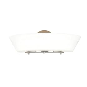 Kenroy Home 80592BS Discus Two-Light Sconce with 16-Inch White Opal Glass Shade by Kenroy Home
