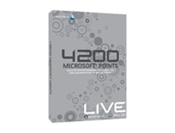 MICROSOFT Xbox 360 Live Points Card 4200 Points (56P-00101)