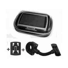 XiRRiX GPS Bikerset 7 Motorradtasche 10,9 cm (4,3 Zoll) Navi Biker Set Universal Fahrrad+Motorrad Halterung inkl. Tasche, Outdoor-Tasche passend f�r GPS Ger�te bis 10,9 cm (4,3 Zoll) f�r Motorrad, Fahrrad schwarz