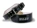 Sporting Goods : 4 inch Black Color Leather Lifting Belt by Valeo