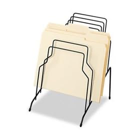 Wire Step File Organizer-black