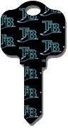 Tampa Bay Devil Rays Kwikset KW House Key