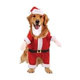 Santa Costume Large - Pet Halloween Costumes