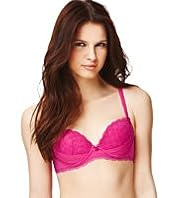 Limited Collection Floral Embroidered Push-Up A-DD Bra