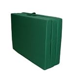 Hide-a-Mat Foam Tri-Fold Foldable Multifunctional Twin Size Huntergreen Exercise/Sleeping Mat