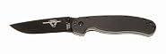 RAT Folder - Black Plain Edge by Ontario Knife