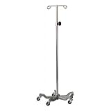 Five-Leg Deluxe I.V. Stand Type: 2-HookTop