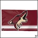 3 x 5 Feet Phoenix Coyotes Nylon - indoor NHL Flag Made in US.