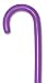 GUTSY GRAPE - PURPLE WALKING CANE 30 inch solid wood - from Lorraine's Canes -- Why be boring. When life calls for a cane - Step Out In Style. -- See all our unique canes for kids and adults - click on other products from Lorraines Canes.