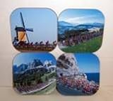 Landscapes of Cycling Biking Coaster Set