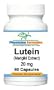 Lutein 20 Mg, 60 Capsules - Endorsed by Dr. Ray Sahelian, M.D.