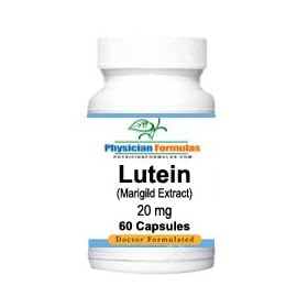 Lutein 20 Mg, 60 Capsules - Endorsed by Dr. Ray Sahelian, M.D.
