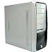 AOpen Computer QF50C Silber PC Gehäuse MidiTower 4 x 5.25 Silber & Schwarz