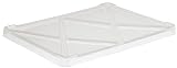 Akro-Mils 33101 Lid for 33105 Akro-Grid Slotted Divider Plastic Tote Box, Case of 10, Clear