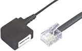 Adapter RJ45 auf TAE-F Kupplung mit ca. 0,2m Kabel VE=1