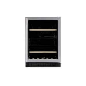 Marvel Beverage and Wine Refrigerator - 24 Wide - Black Cabinet, Stainless Glass Door