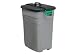Addis 9769 Rect.Dustbin Grey 90Lt