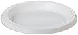 Genuine Joe GJO10327 6" White Plastic Plates, Reusable/Disposable, For Hot or Cold Food