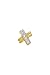 14k Gold and Diamond X Tie Tac