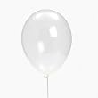 24 Diamond Clear Latex Balloons