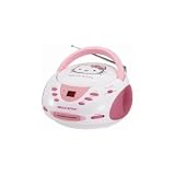 from Hello Kitty Sanrio Sanrio Hello Kitty CD Boombox with AM/FM Stereo Radio Model KT2024A
