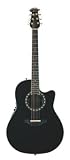Ovation Legend 2077AX Acoustic-Electric Guitar with Case - Black