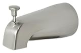5 Bathtub Tub Shower Diverter Spout Satin Nickel