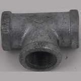 Worldwide Sourcing 1-1/2 Galvanized Tee 11A-1 1/2G