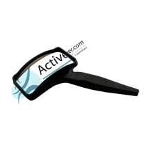 Donegan A-2024 Aspheric Rectangular Hand Held Magnifier, 3x Magnification, 4" Focal Length, 2" x 4" Lens Size