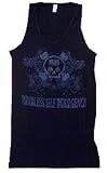MINDLESS SELF INDULGENCE (MSI) - Skull Cassette - Black Tanktop / Wife Beater