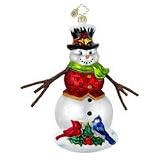 Christopher Radko Winter Gathering Snowman Ornament