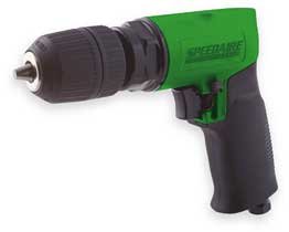 Speedaire 2YPP5 Pneumatic Drill, Keyed, 3/8 In, 2200 RPM