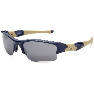 Oakley Men's Flak Jacket XLJ San Diego Padres Sunglasses,Blue and Khaki Frame...