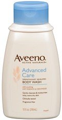 Aveeno Active Naturals Advanced Care Body Wash 10 fl oz (295 ml)