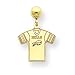 14K Buffalo Bills Team Jersey Ball Post Earrings