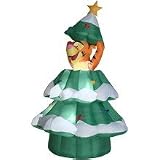 2010 Disney Tigger Christmas Tree Animated Airblown Inflatable Decoration