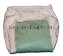Adult Reusable 100% Cotton Pin Diaper - Pin - Medium - Fits 26" - 38" - Each