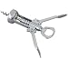 Browne Foodservice 1141 Chrome-Plated Professional Winged Corkscrew with Gear Level Wings, 6-Inch